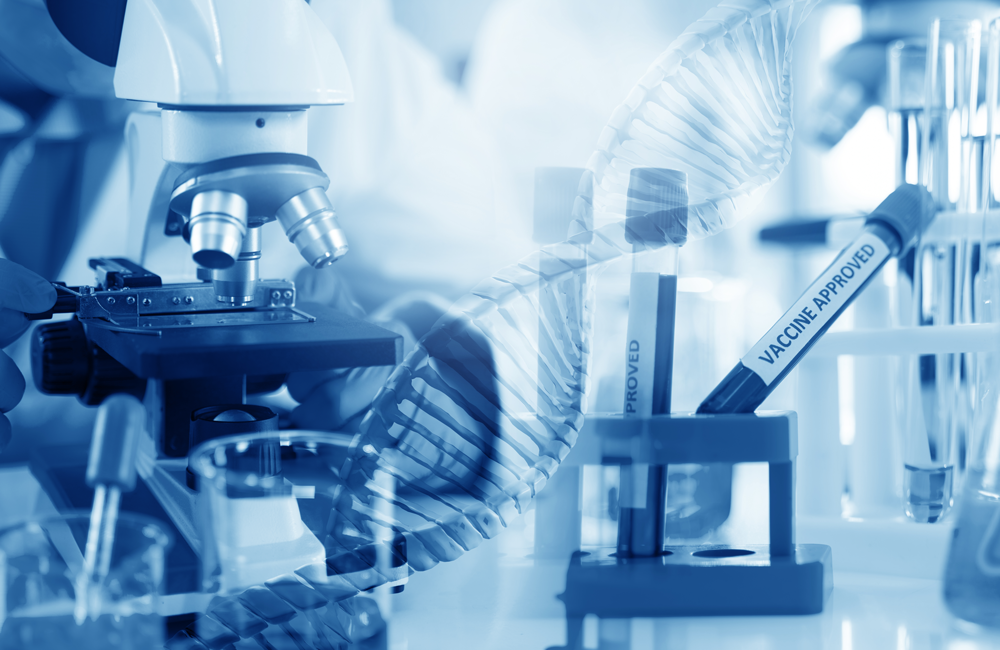 vaccine developed in a lab and approved